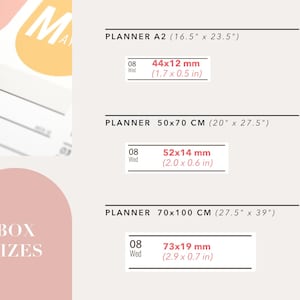 Agenda mural 2026, Calendario Girl Power / Idioma personalizado / Regalo personalizado para la familia A2 50x70 70x100 imagen 7