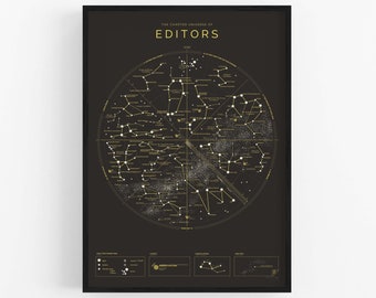 EDITORS - music poster, music chart, editors band, band poster, print 50x70