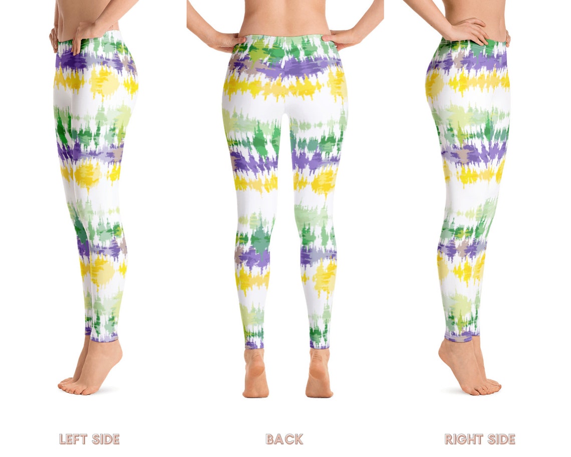 mardi gras tie dye