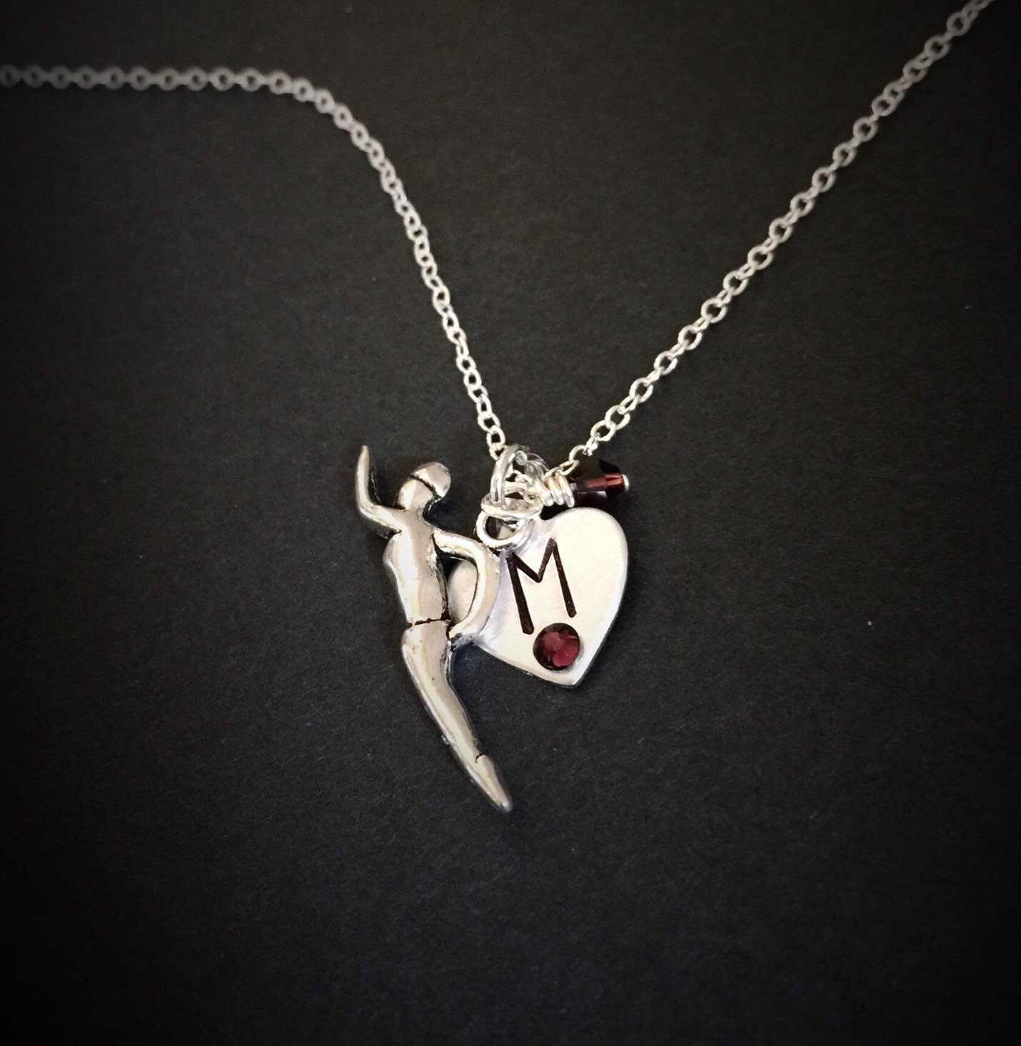 Swim Necklace Swimmer Necklace Swimming Charm Swim Jewelry Etsy