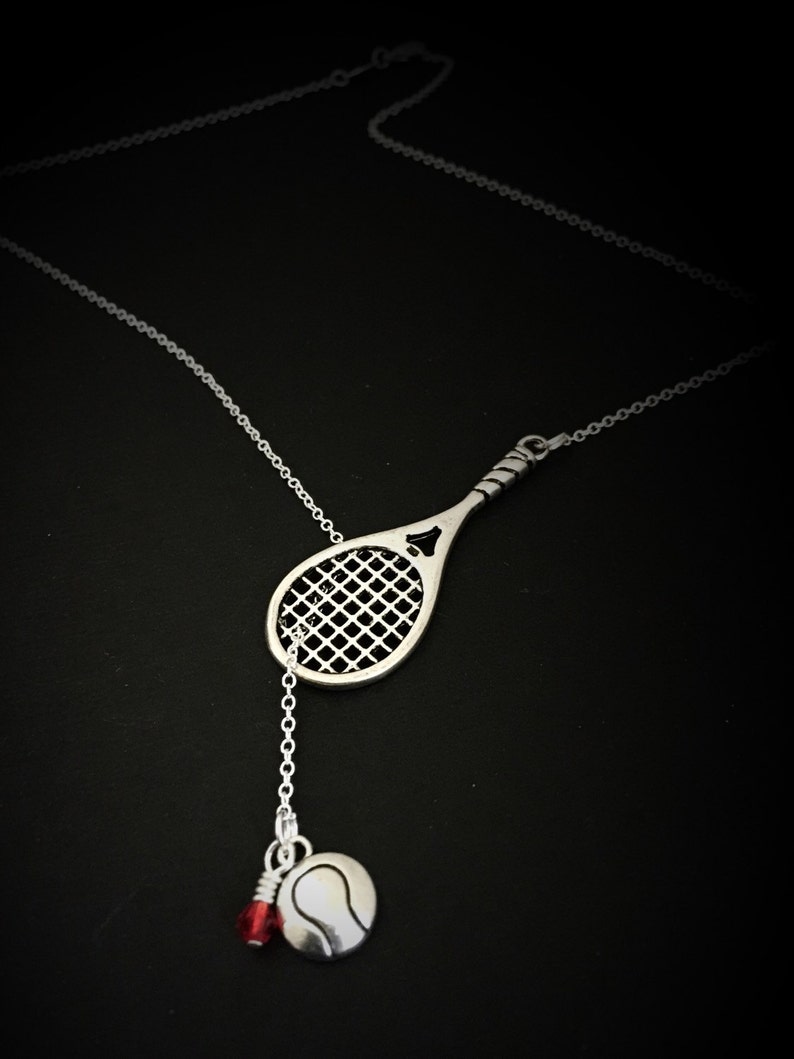 Lariat Tennis Necklace Tennis Jewelry Tennis Gifts Etsy