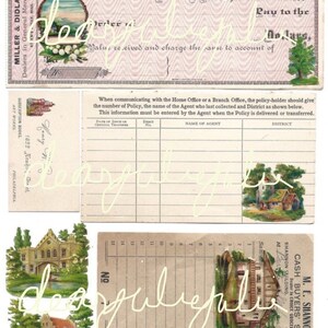 Digital Delux Tiny Houses pages & ephemera digital kit. Antique lmages for junk journals, card making and paper crafting image 3