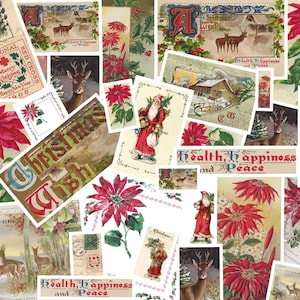 Digital: páginas navideñas rojas y kit digital efímero que acompaña a los 5 días de Christmas Collab 2021.
