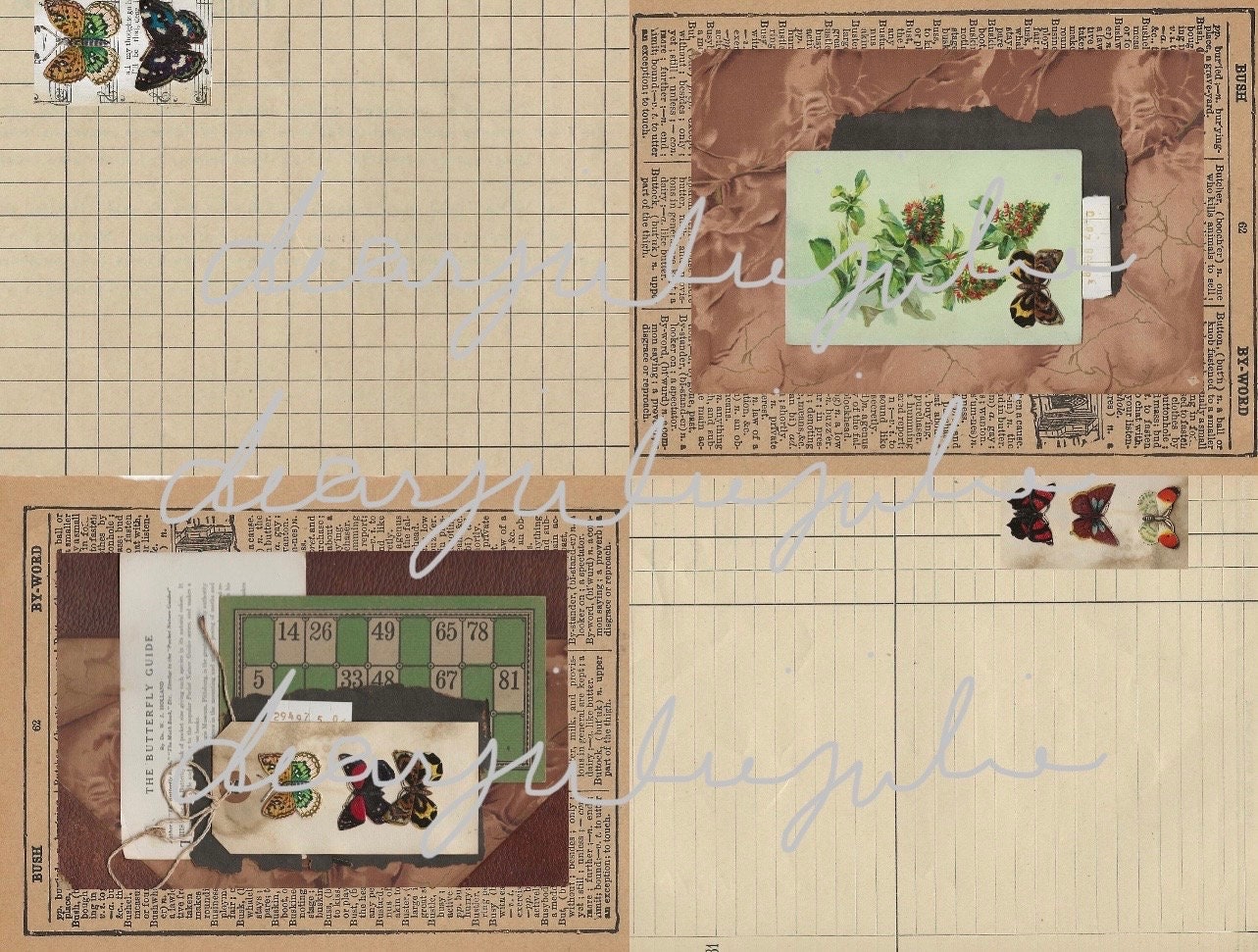 Digital Butterfly Field Notes Journal Pages & Ephemera Digital Kit ...