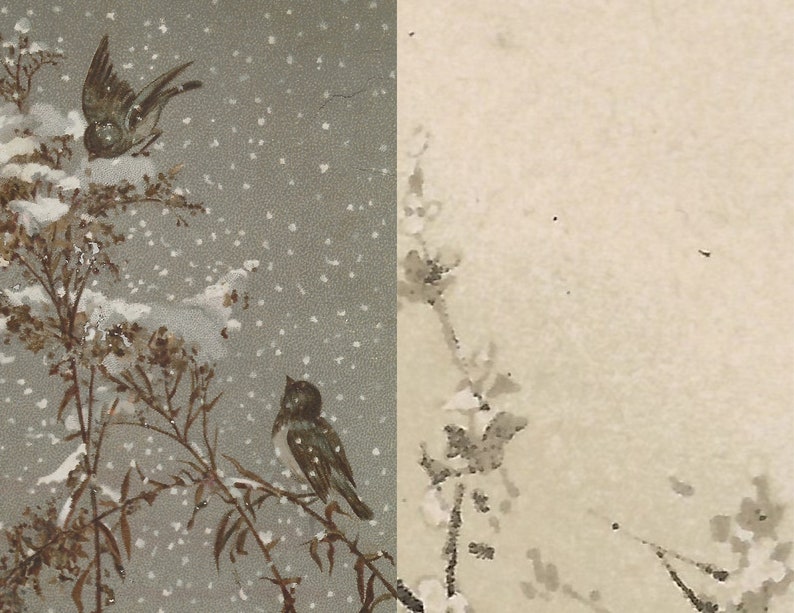 Digital Goodbye Winter junk journal pages & ephemera digital kit... images enhanced into beautiful images image 5