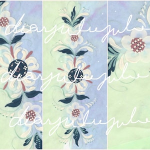 Digital Delux - JUST fleurs pages de journaux - kit numérique éphémère.   images améliorées en belles images pour junk Journals journal