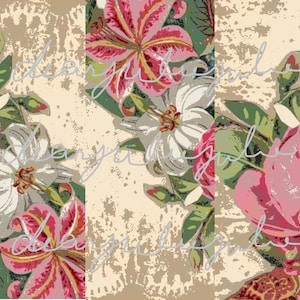 Digital - Shabby Floral TN pages and ephemera digital journal , junk journal, diary