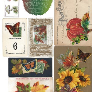 Digitale - 2021 5 giorni di kit di collab autunnale - immagini antiche diario ephemera kit digitale diario, autunno, kit di diario autunnale