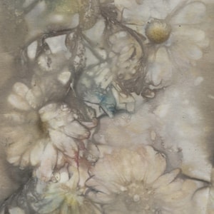 Digital- Blue Hollyhock & Daisies pages and ephemera digital pages and ephemera kit, junk journal, diary