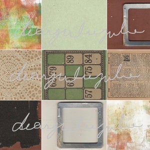 Pages de journal numériques arrière-plans papillon et kit numérique éphémère... des images rehaussées pour en faire de belles images