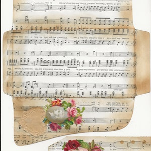 May include: Vintage music sheet with a floral design featuring roses and a cameo. The sheet music has the words "colla voce" and "con spirito" printed on it. The text on the sheet music reads "all my thoughts go home to you, I'll be that dear lad, when these dreary days are past and summer-time shall be, And I may count the hours at last Till you come o'er the sea. The moment that your voice I hear, And that your face I see, I'll know if still you hold me dear, If you come home to me. And if you ask, "Sweet, are you true?" I'll say, dear lad, for aye, for aye"