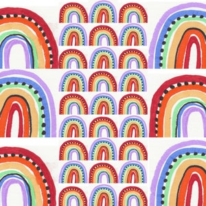 Digital Delux - Pages de journal de fond Rainbow Doodle et kit numérique éphémère. belles images junk Journaux journal intime