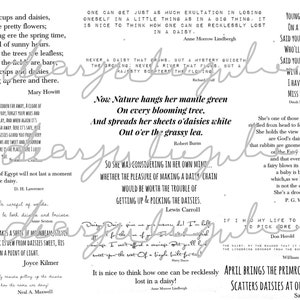Citations de marguerite - pages formatées - kit numérique...  Kits numériques, journaux indésirables, fabrication de cartes, scrapbooking et plus encore.