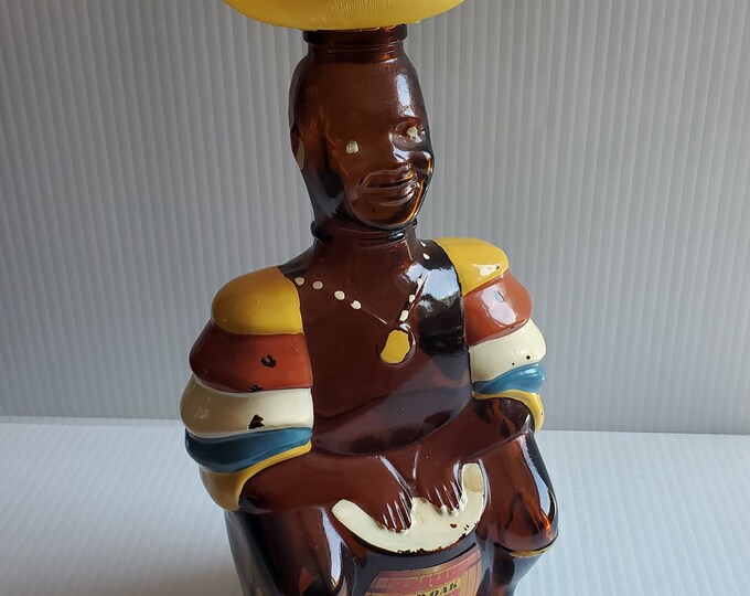 Caribbean Vintage Rum Jumbie Liqueur Bottle Etsy