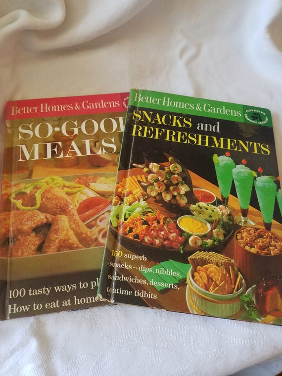 Vintage Cookbooks Better Homes Gardens Creative Cooking Etsy