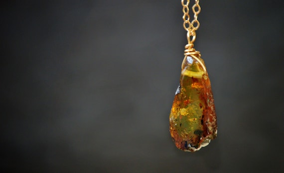 Collier En Ambre Brut - Longueur 35 Cm - Fait Main En Lituanie - Neuf Avec étiquettes