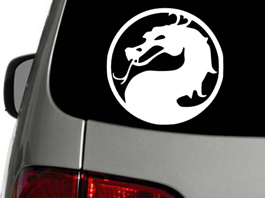 Mortal Kombat Vinyl Decal Sticker Car Window Wall Dragon Logo Design USA Seller - Foto 7