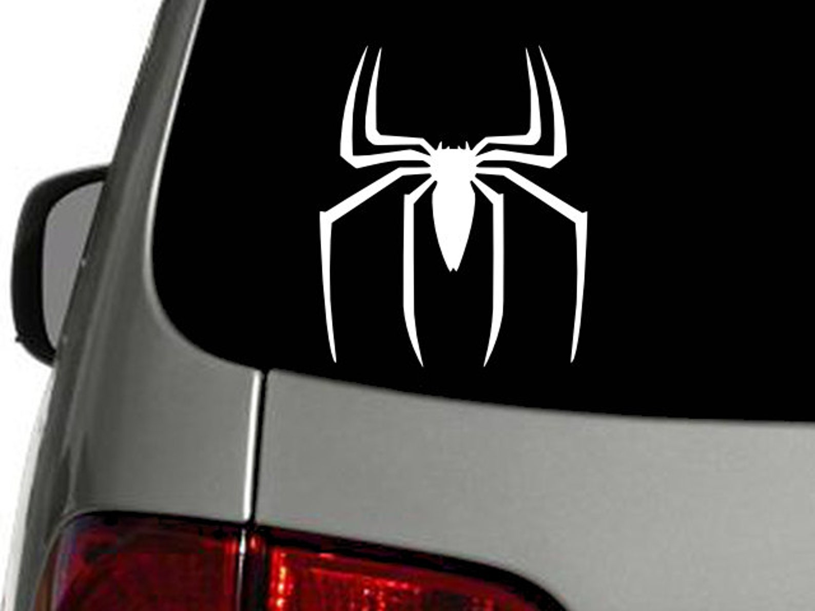 Spiderman Logo Vinyl Decal Sticker White High Quality Etsy