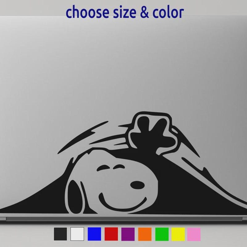 Snoopy Wall Decal - Etsy