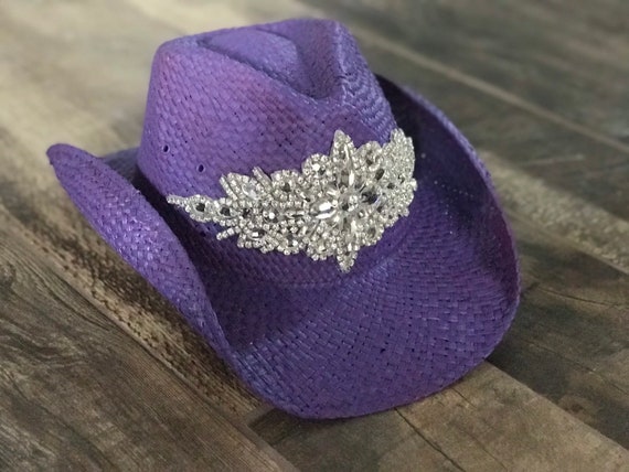 purple cowboy hat
