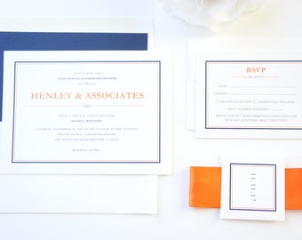 corporate gala invitation company event invitation corporate etsy