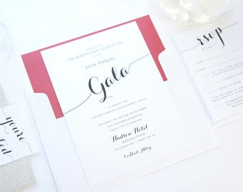 corporate gala invitation company event invitation corporate etsy