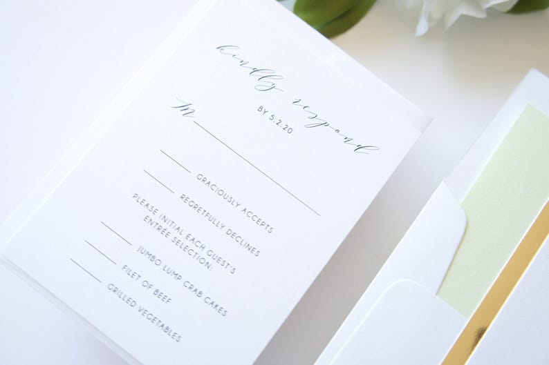 Boho Greenery and Gold Monogram Wedding Invitation, Gold Foil Paper Reflective Paper Eucalyptus Design, Gold Glitter Belly Band Wedding Invites, Bohemian Wedding Invitation Suite, Elegant Formal Classic Invitations