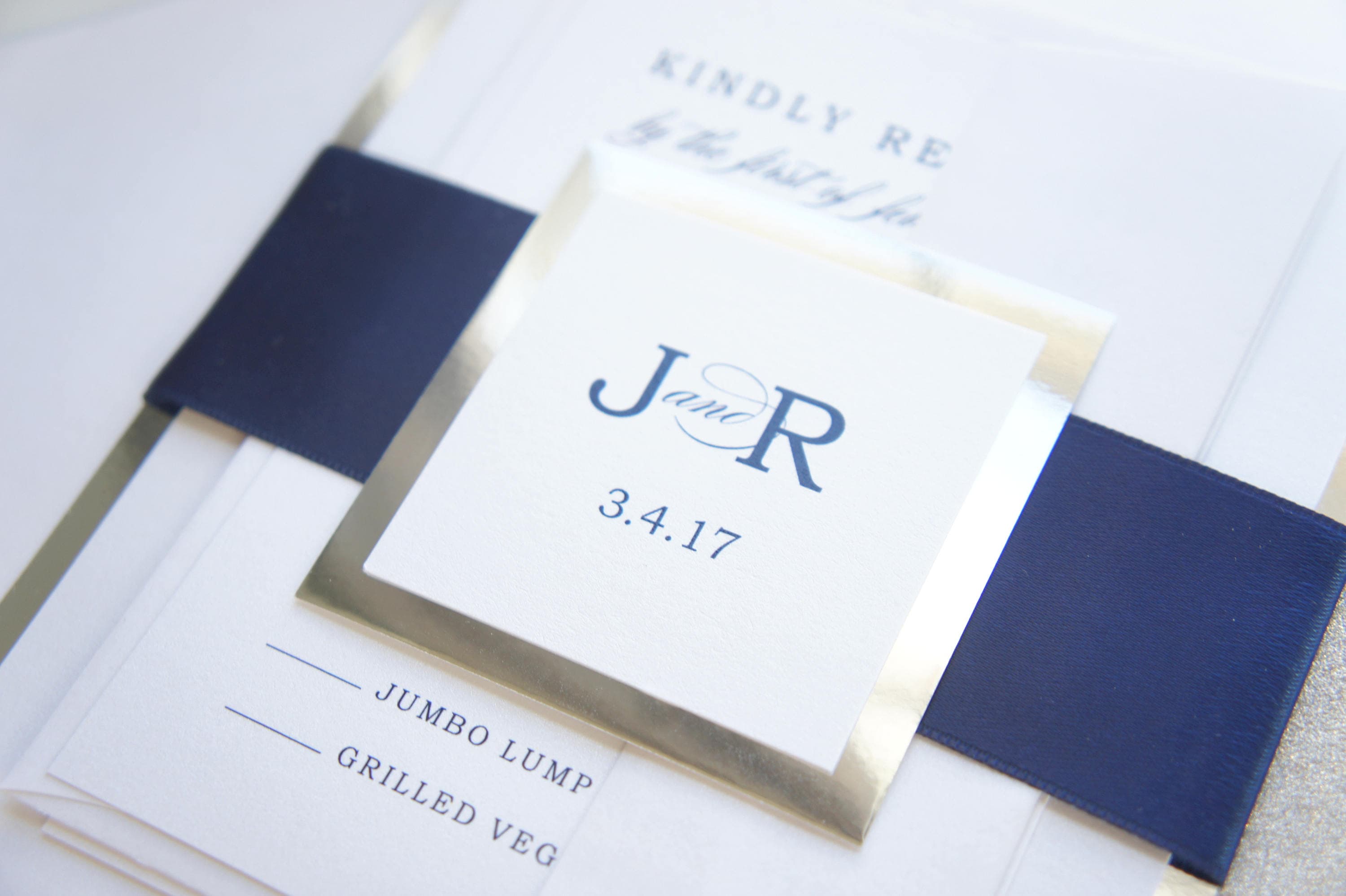Navy Blue Wedding Invitations Blue Wedding Invitations Navy | Etsy