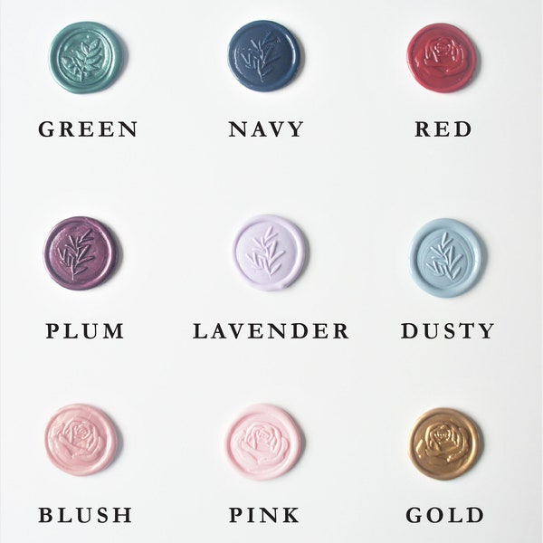 Freund Mayer & Co. - Adhesive Wax Seal Sticker Pre-Assortment in Compact Display: Popular Symbols