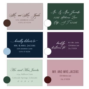 Greenery Wedding Invitations Monogram Wreath Gold Modern Invite Deposit image 16
