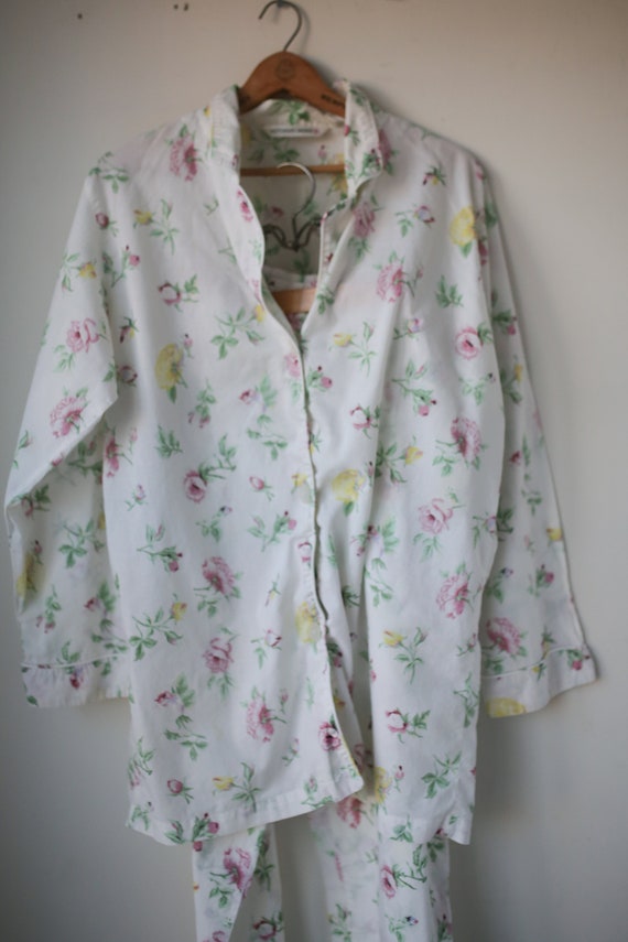 Vintage Victoria's Secret Pajama Set, 100% Cotton… - image 2