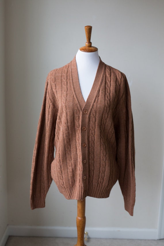 Vintage Cable Knit Cardigan | Cozy Cardigan | Slou