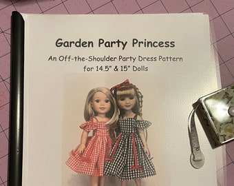 Garden Party Princess PRINTED PATTERN for 14.5 & 15" dolls