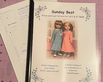 Sunday Best PRINTED PATTERN for 14.5 & 15" dolls