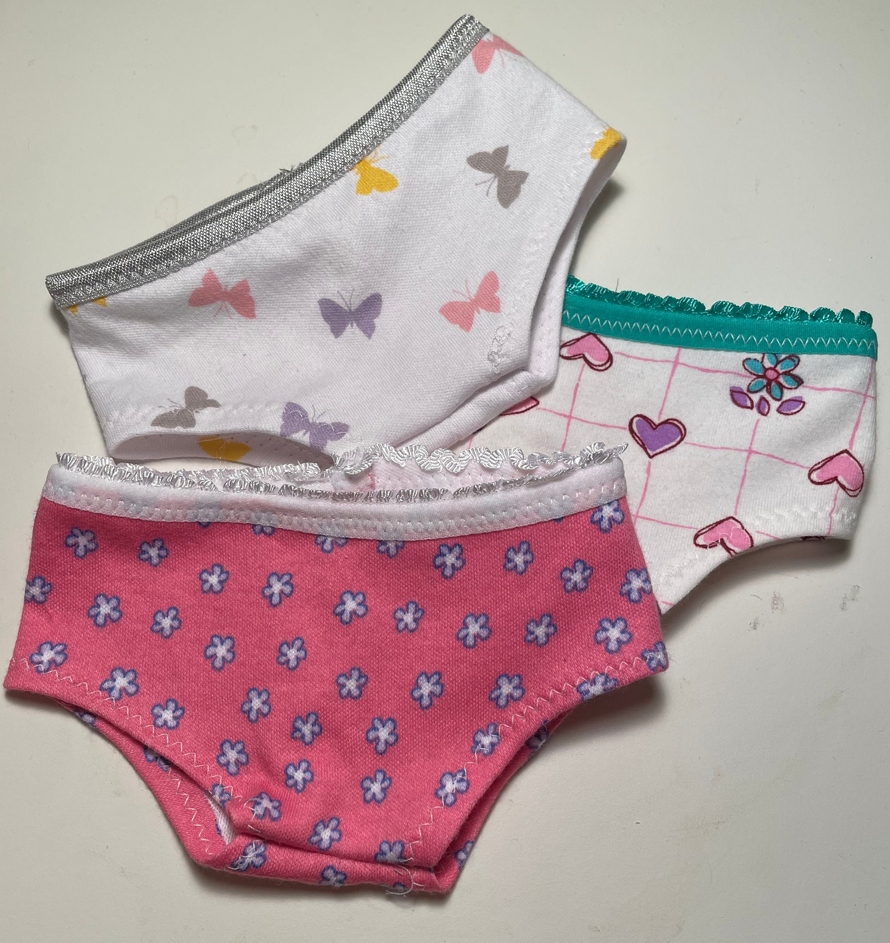 AMERICAN GIRL Julie Classic Meet Outfit PINK BUTTERFLY PANTIES