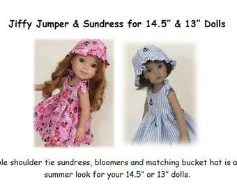 Jiffy Jumper & Sundress Pattern for 14 and 13 inch dolls