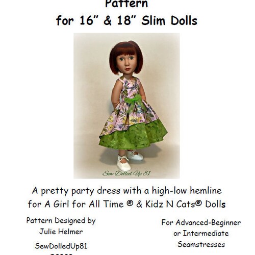 Tea Party Tête-à-tête PATTERN for 16 & 18 Slim - Etsy