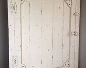 Primitive French Country Farmhouse Decor Aged Wood Distressed 24 quot x 17 quot Shabby Chic Medicine Cabinet Spice Cabinet Shabby Chic Furniture