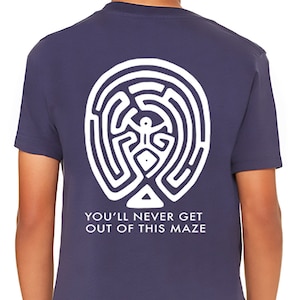You'll Never Get Out of This Maze Youth Tees image 1