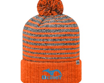 Ocelot Winter Hats with Pom - 5 Color Options