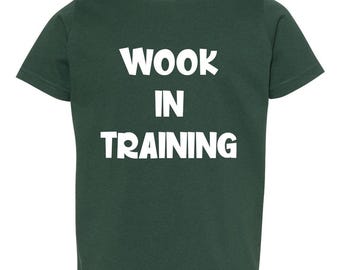 Wook In Training - Toddler Tees - Forest Green