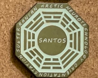 S.A.N.T.O.S - Glow In The Dark Pins