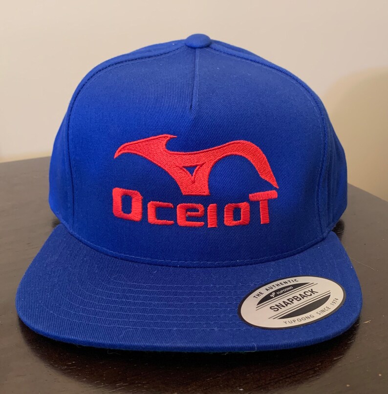 Ocelot Flat Brim Snapback Hats image 2