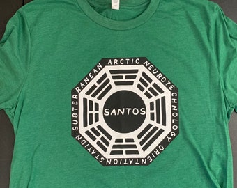 SANTOS - Subterranean Arctic Neurotechnology Orientation Station Tees