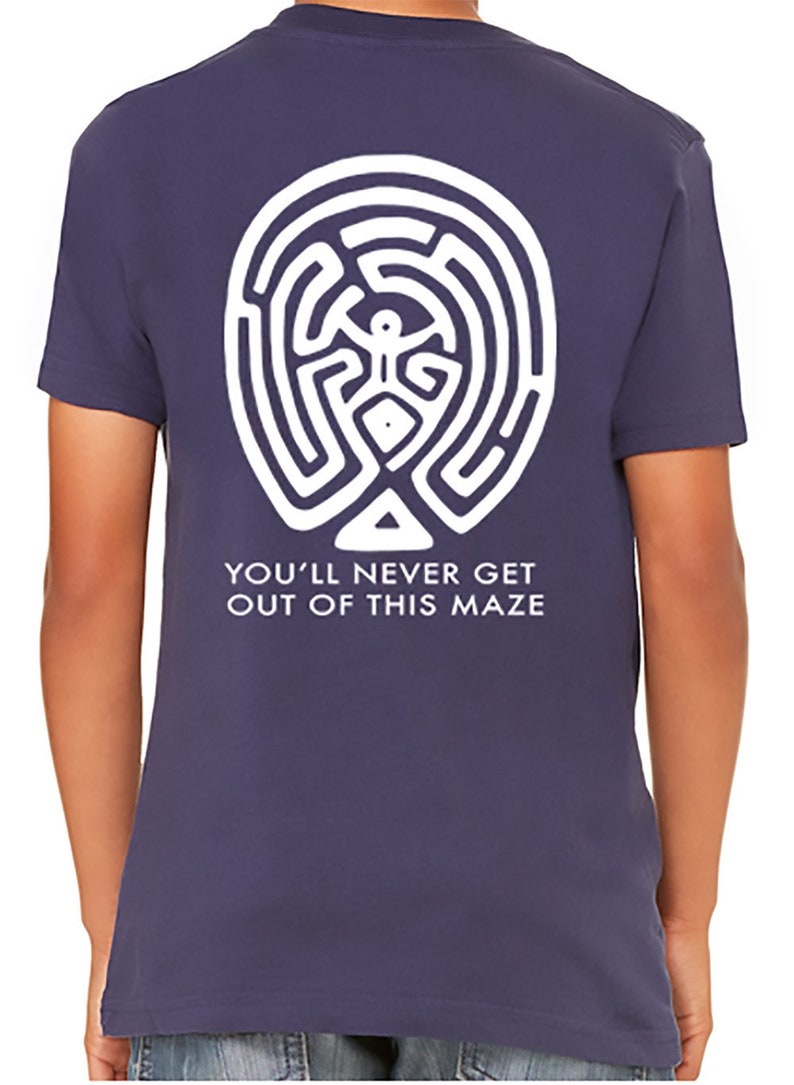 You'll Never Get Out of This Maze Youth Tees image 1