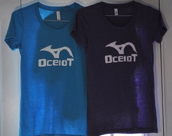 Ocelot Women's Lot Bella + Canvas Triblend Short Sleeve Tee Shirts