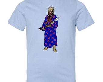Tusken Raider - No Talking During Sand - Youth Tees - Light Blue