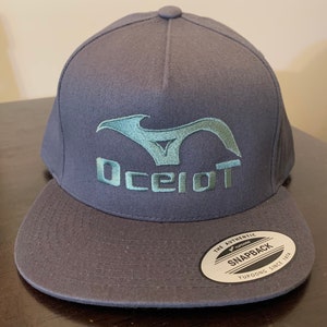 Ocelot Flat Brim Snapback Hats image 1