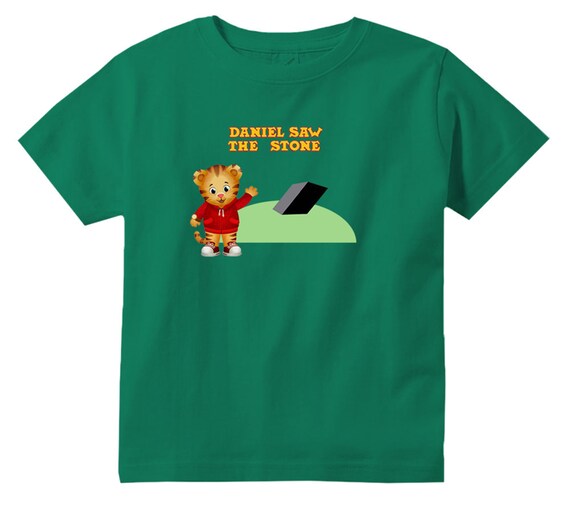 Daniel Tiger Saw The Stone Onesies And Toddler Tees Phish Etsy