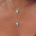 Larimar Gold Necklace // Larimar Oval Necklace // Larimar Pendant ...